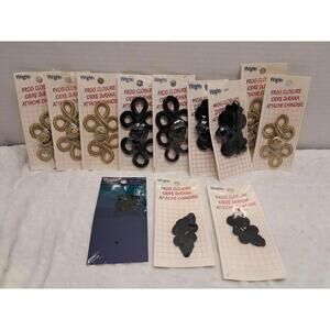 12 New Wrights Frog Closure Different Sizes.    T45